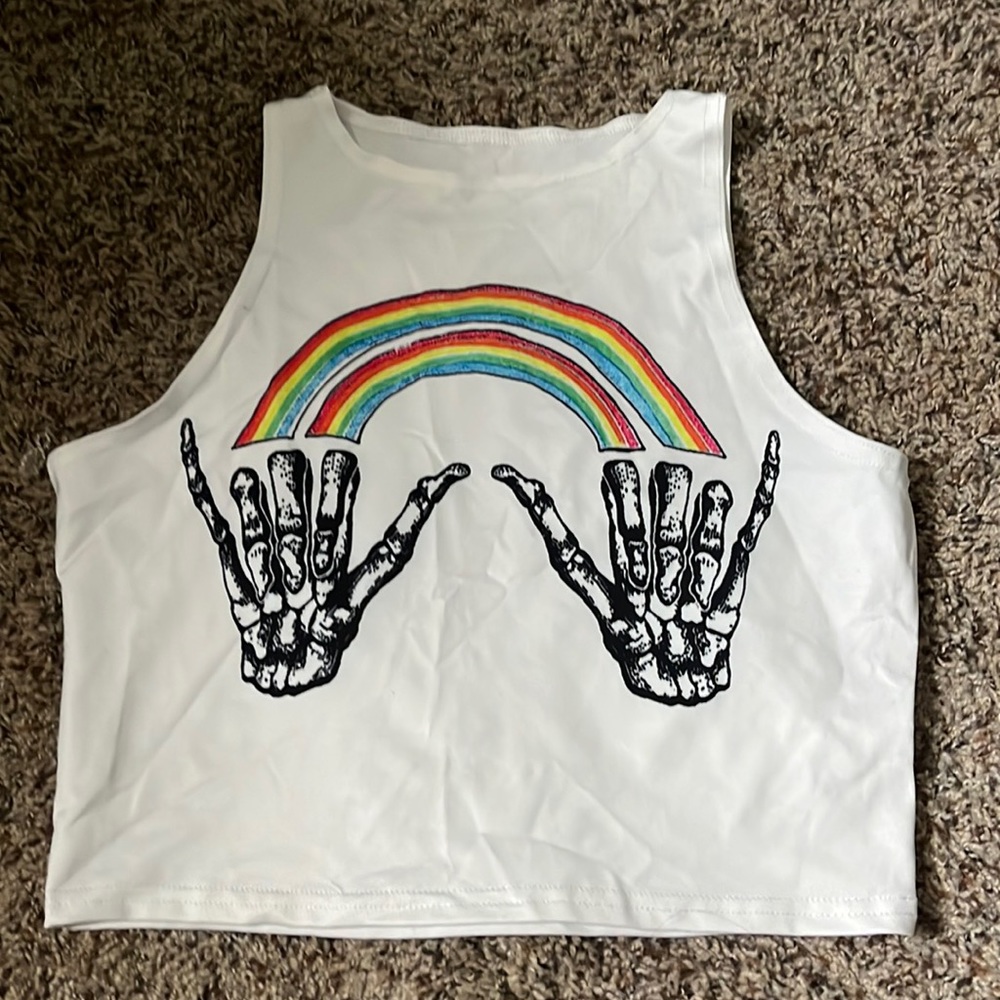 NWOT Sleeveless Crop Top